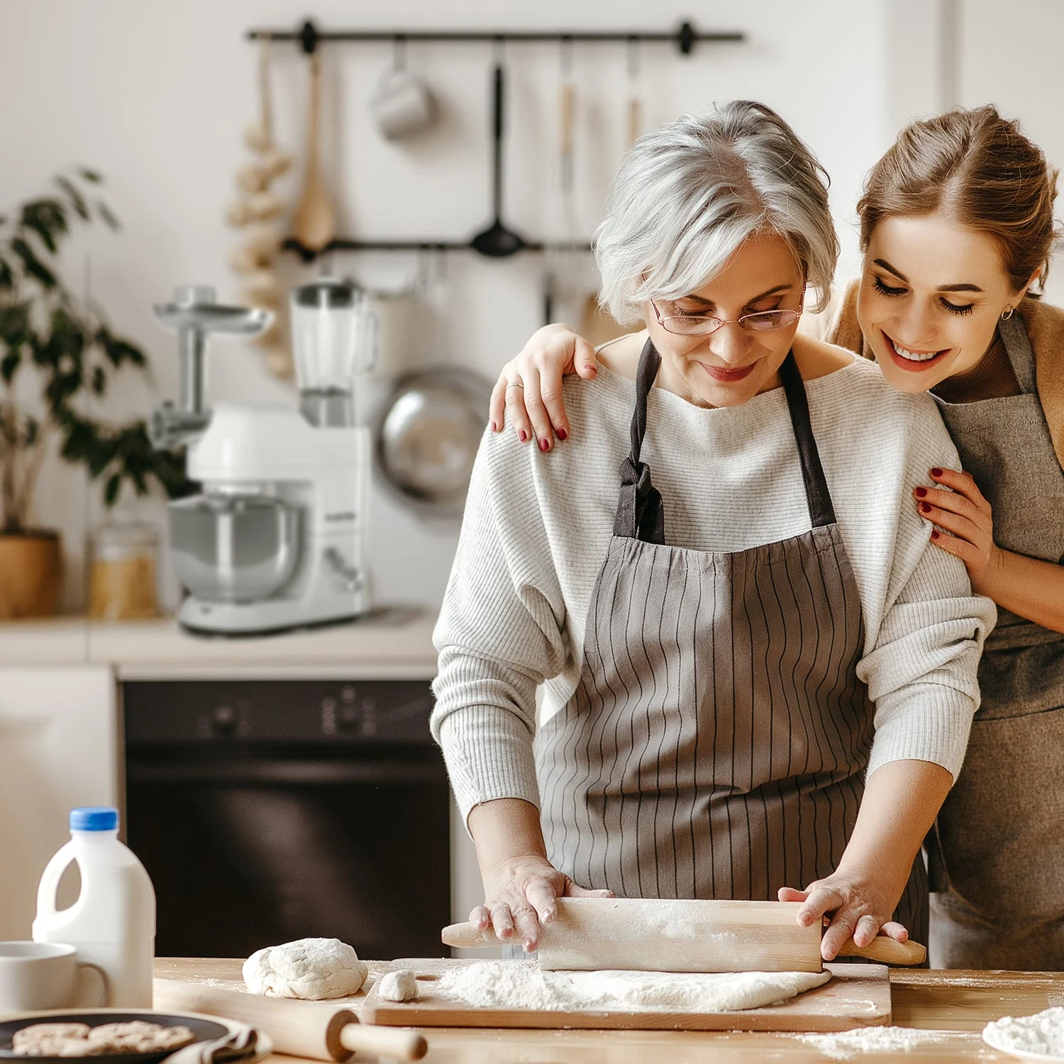 Lucia Küchenmaschine 3-in-1 2000 W / 2,7 PS 5 Ltr Edelstahl BPA-frei - Image 2