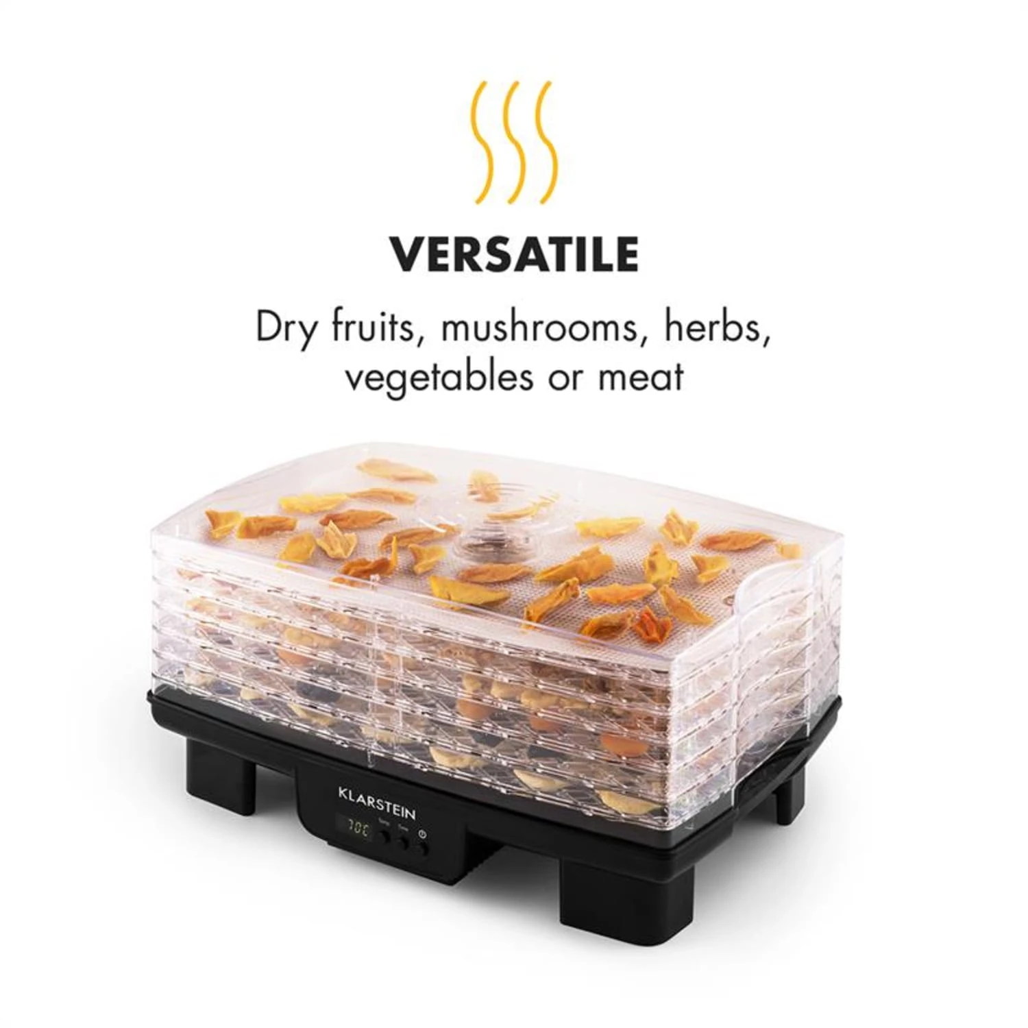 Bananarama Dörrautomat Schwarz 550W Trockner Dehydrator 6 Etagen - Image 7