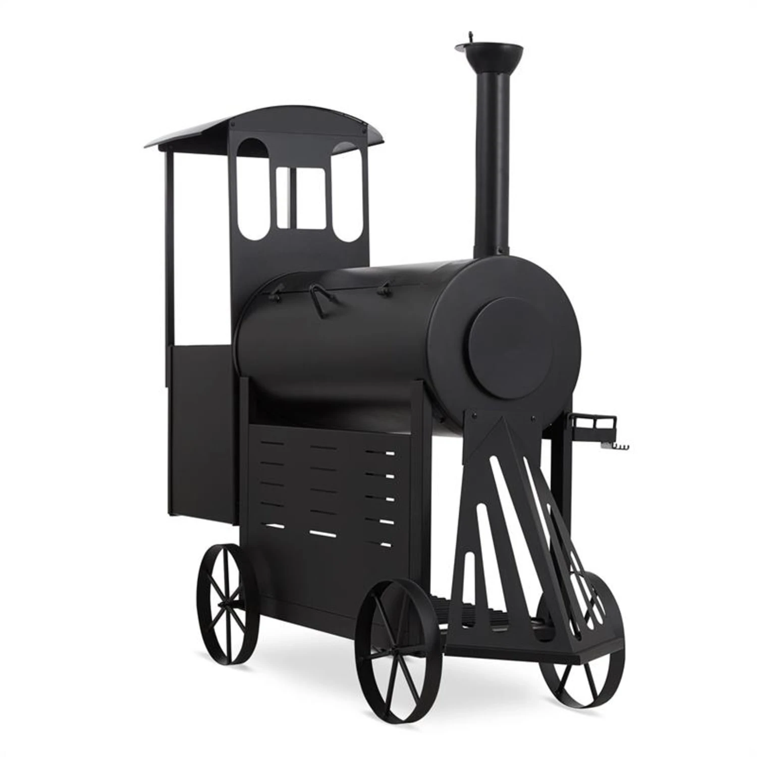 Dampflok Smoker Grill 3 Mm Stahl Schwarz - Image 4