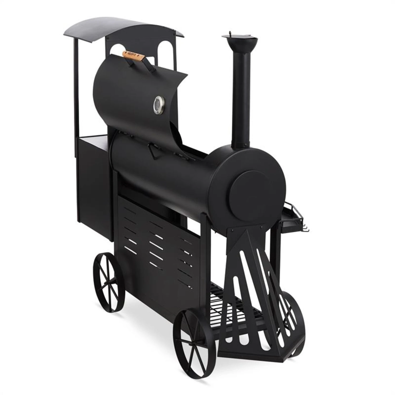 Dampflok Smoker Grill 3 Mm Stahl Schwarz - Image 5