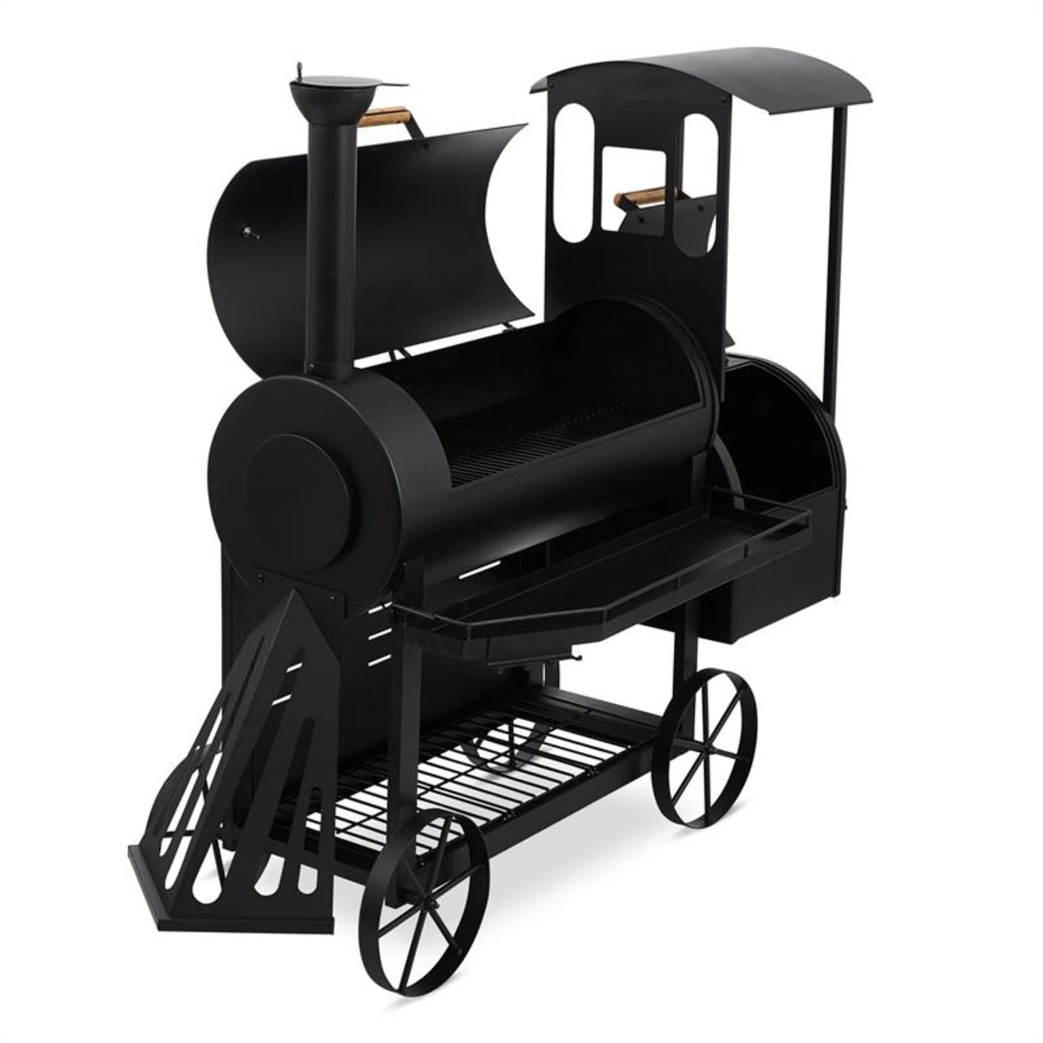 Dampflok Smoker Grill 3 Mm Stahl Schwarz - Image 6