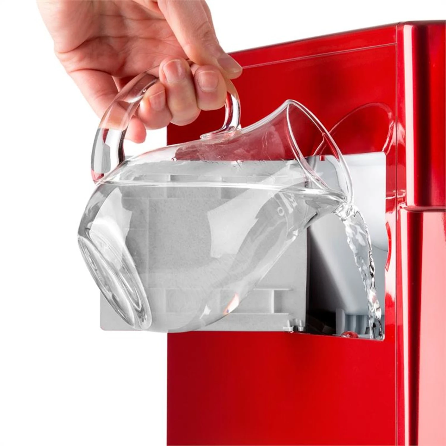 Ice Volcano 2G Eismaschine LED 12kg Je 24h 2l 6-12min Rot - Image 7