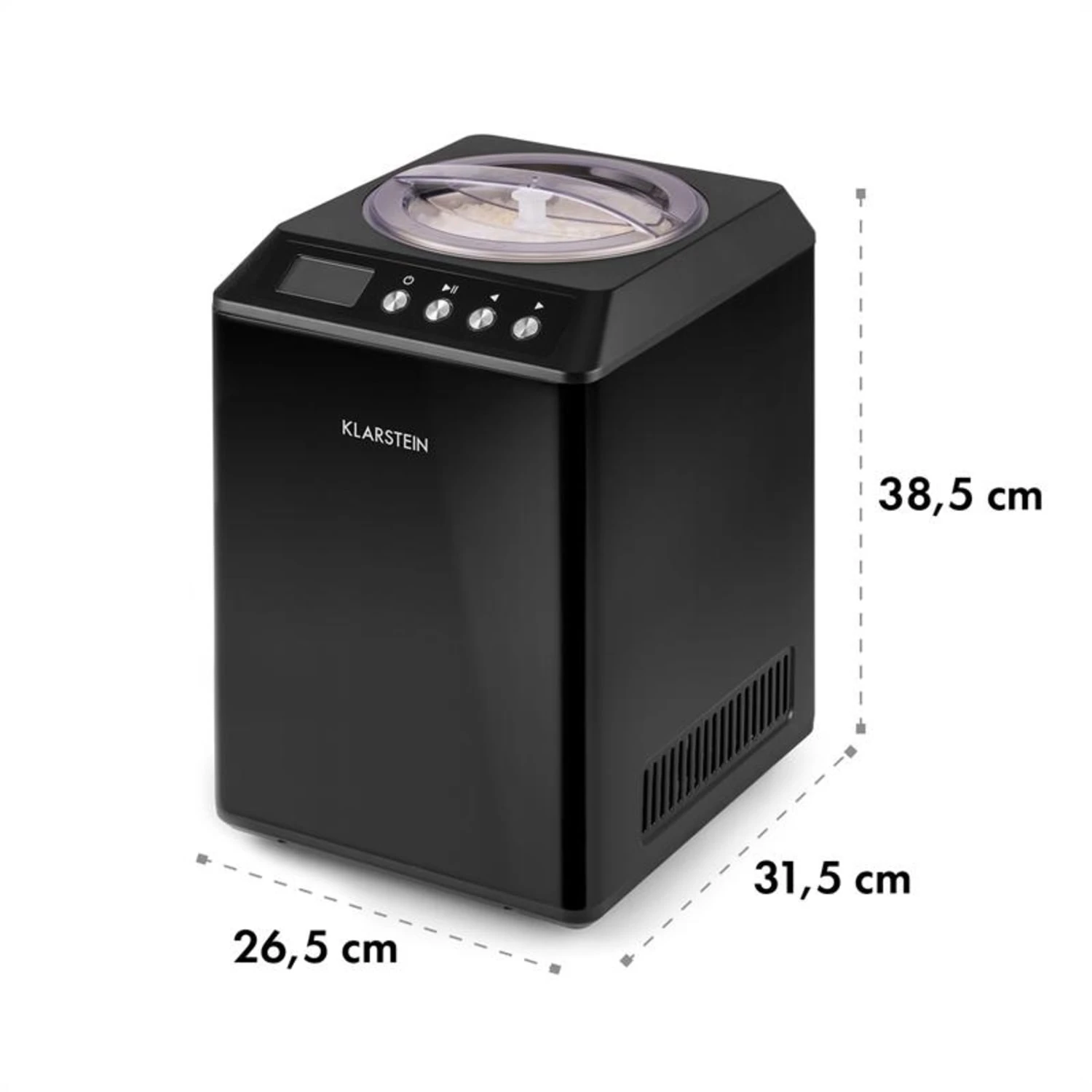 Vanilly Sky Family Eiscremebereiter Frozen Yoghurt 250W 2,5l Schwarz - Image 8