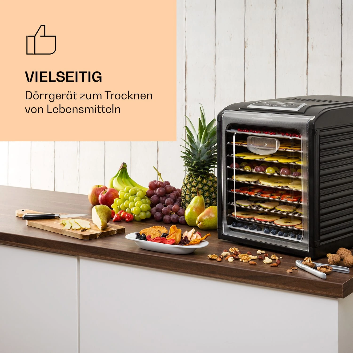 Fruit Jerky Plus 9 Dörrautomat Timer 9 Ablagen 600-700 W 35-70 °C - Image 2