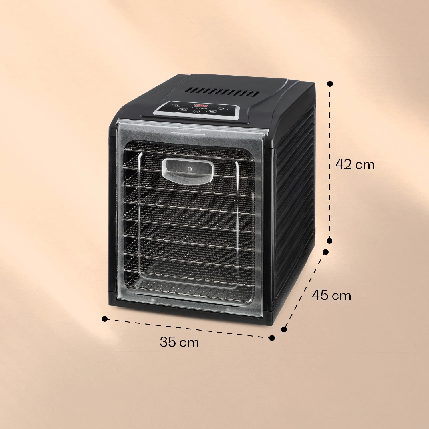 Fruit Jerky Plus 9 Dörrautomat Timer 9 Ablagen 600-700 W 35-70 °C - Image 5
