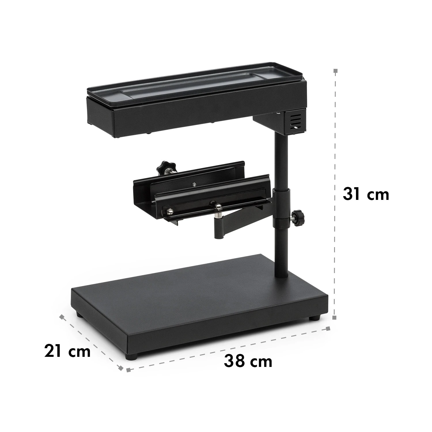 Appenzell Peak Raclette Mit Grill 1000W Thermostatschalter Schwarz - Image 8