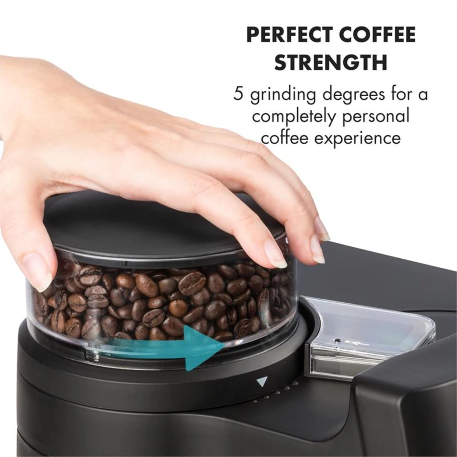 Aromatica II Duo Kaffeemaschine, Integriertes Mahlwerk, 1,25 L, Rot - Image 6