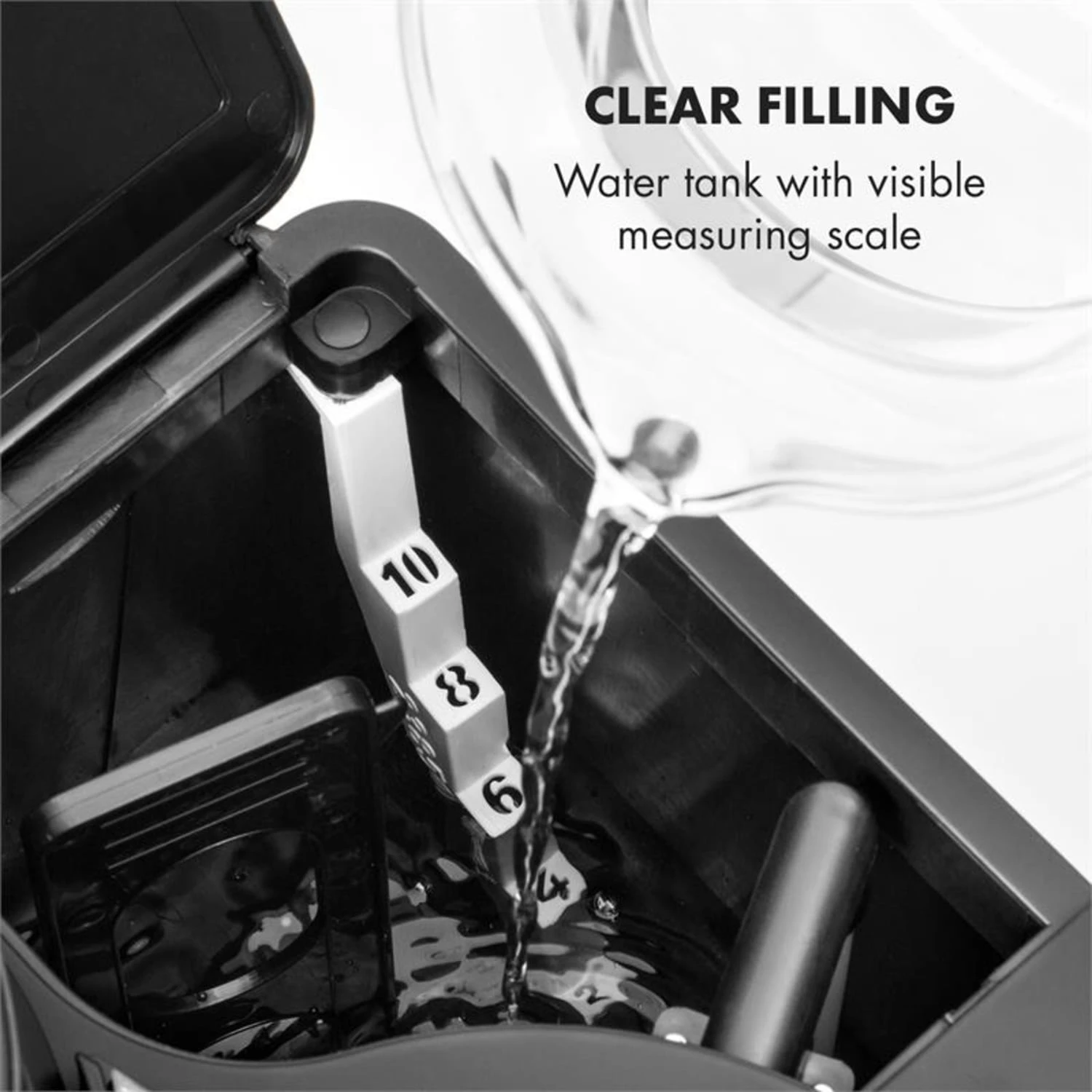 Aromatica II Kaffeemaschine, Mahlwerk, 1,25 L, Silber - Image 8