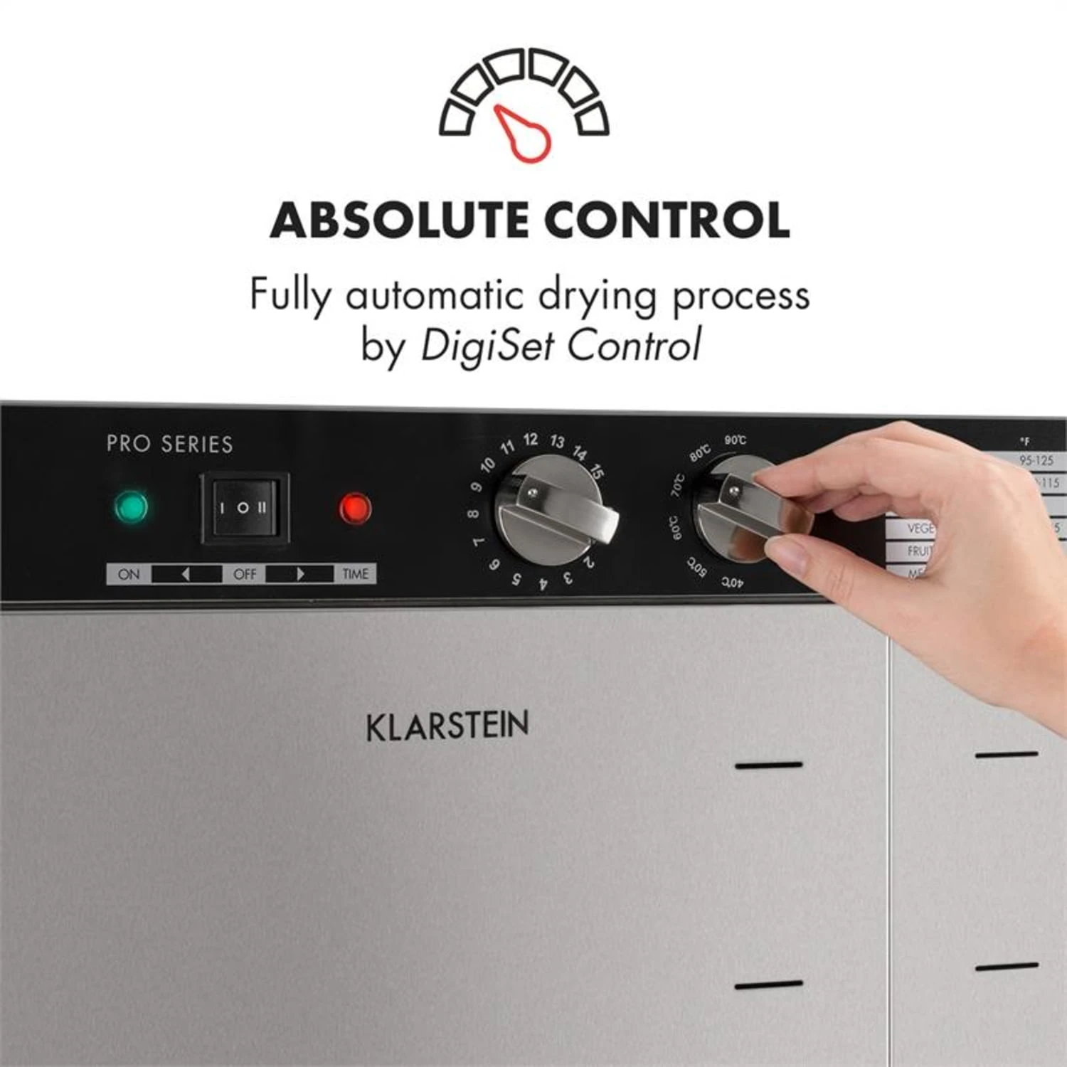 Master Jerky 24 Dörrautomat 5850W 40-90 °C 15h-Timer Edelstahl Silber - Image 3