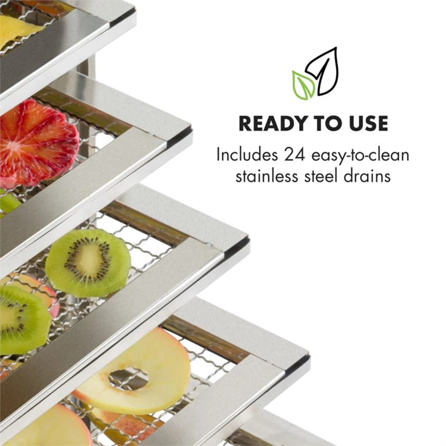 Master Jerky 24 Dörrautomat 5850W 40-90 °C 15h-Timer Edelstahl Silber - Image 4