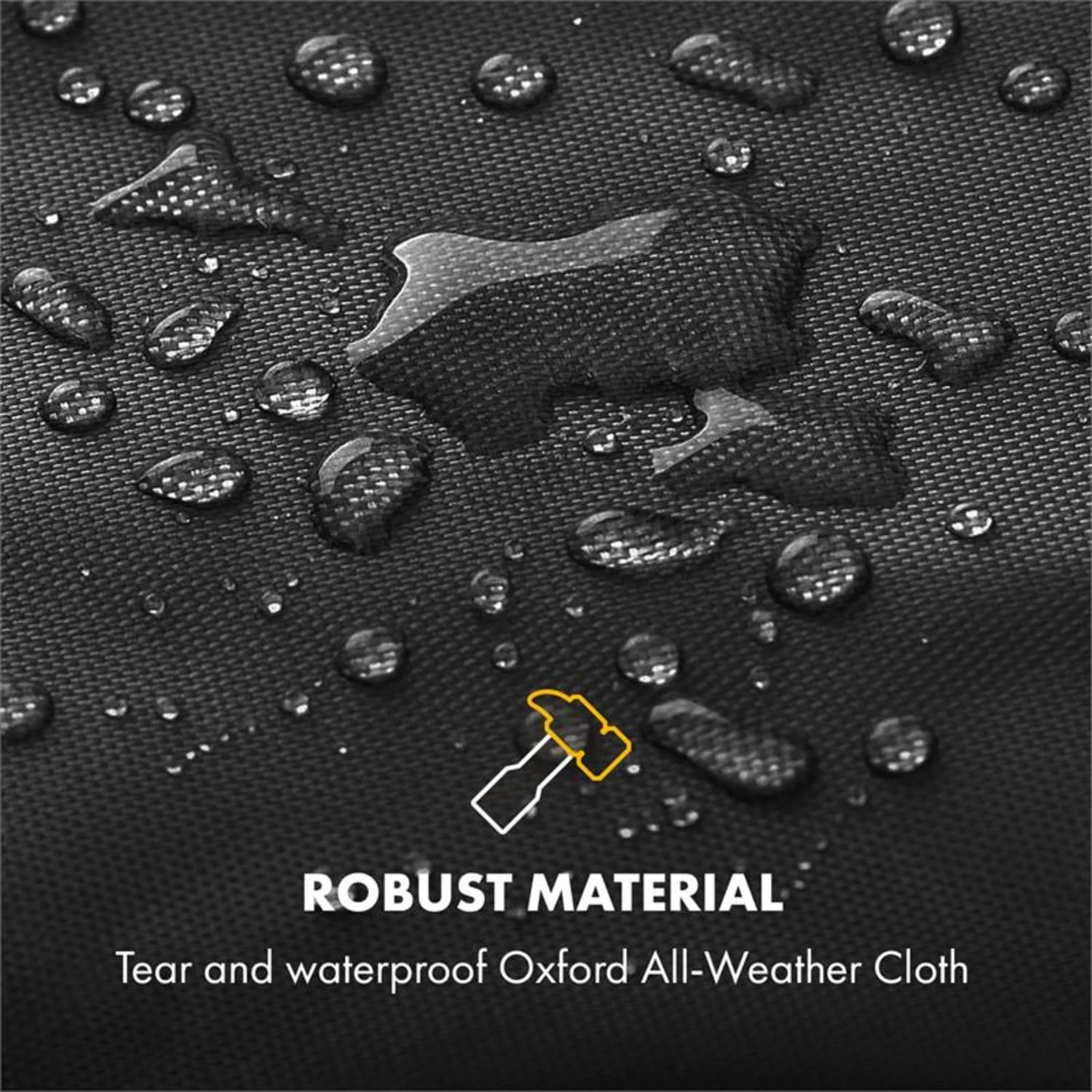 Beef Brisket Wetterschutzhaube Oxford Canvas Schwarz - Image 4