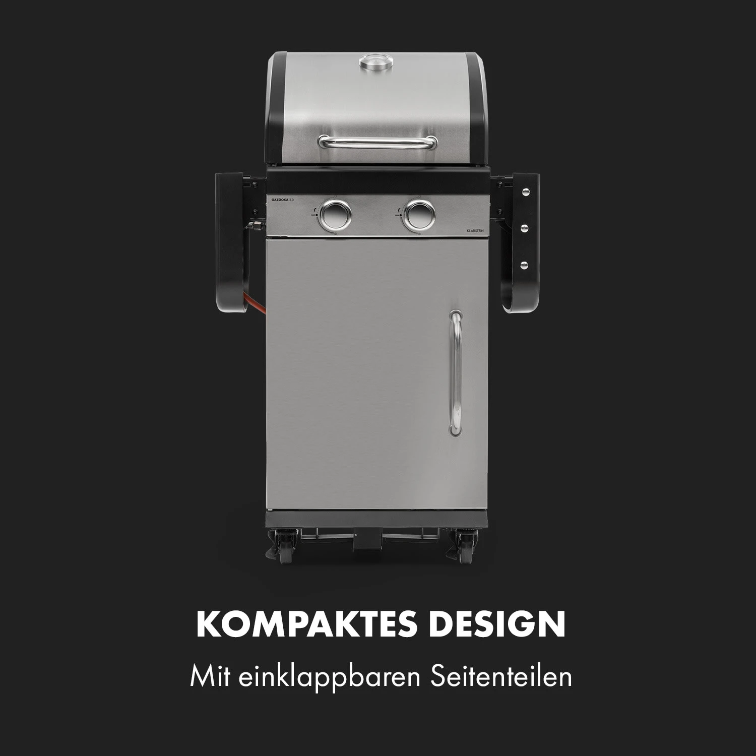 Gazooka 2.0T Gas BBQ Grill 2x3kW Brenner Edelstahl - Image 3