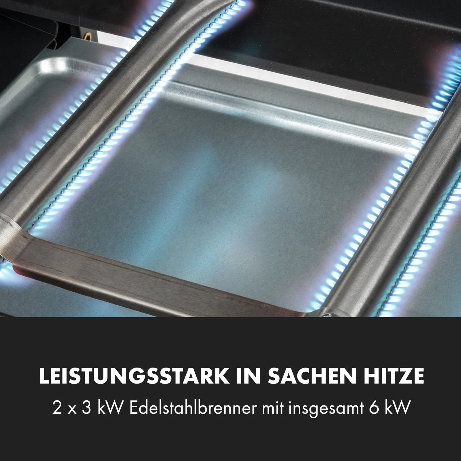 Gazooka 2.0T Gas BBQ Grill 2x3kW Brenner Edelstahl - Image 4