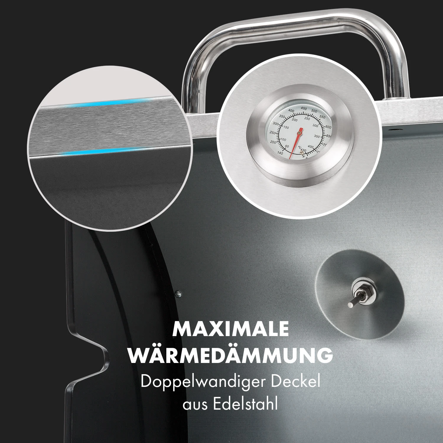 Gazooka 2.0T Gas BBQ Grill 2x3kW Brenner Edelstahl - Image 7