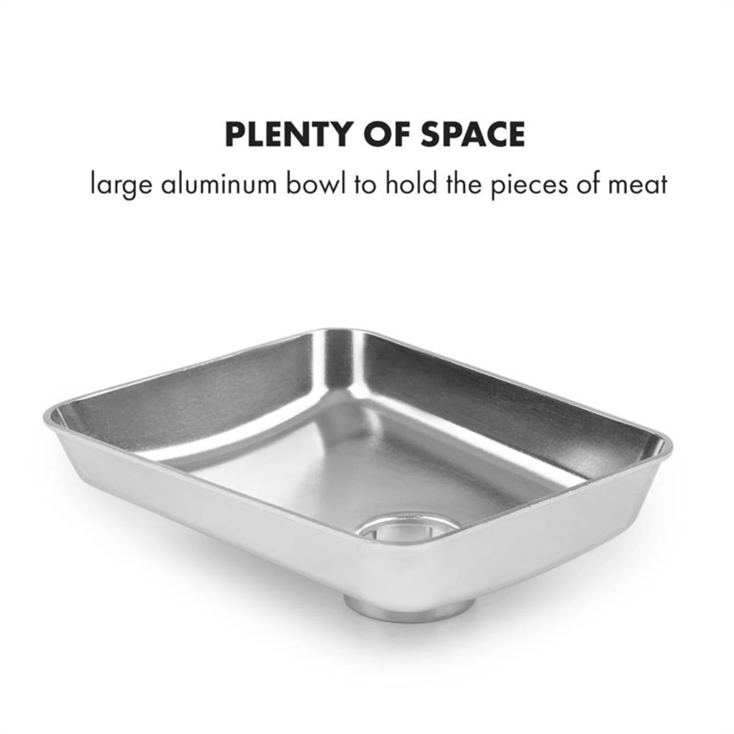 Kraftprotz Elektrischer Fleischwolf 700 W Kupfermotor Edelstahl - Image 7