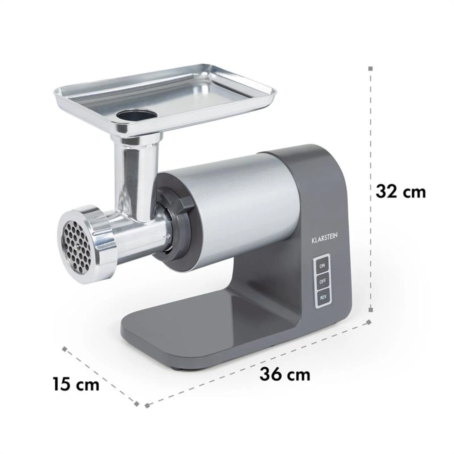 Mett Max Elektrischer Fleischwolf 600W Kupfermotor Aluminium - Image 8