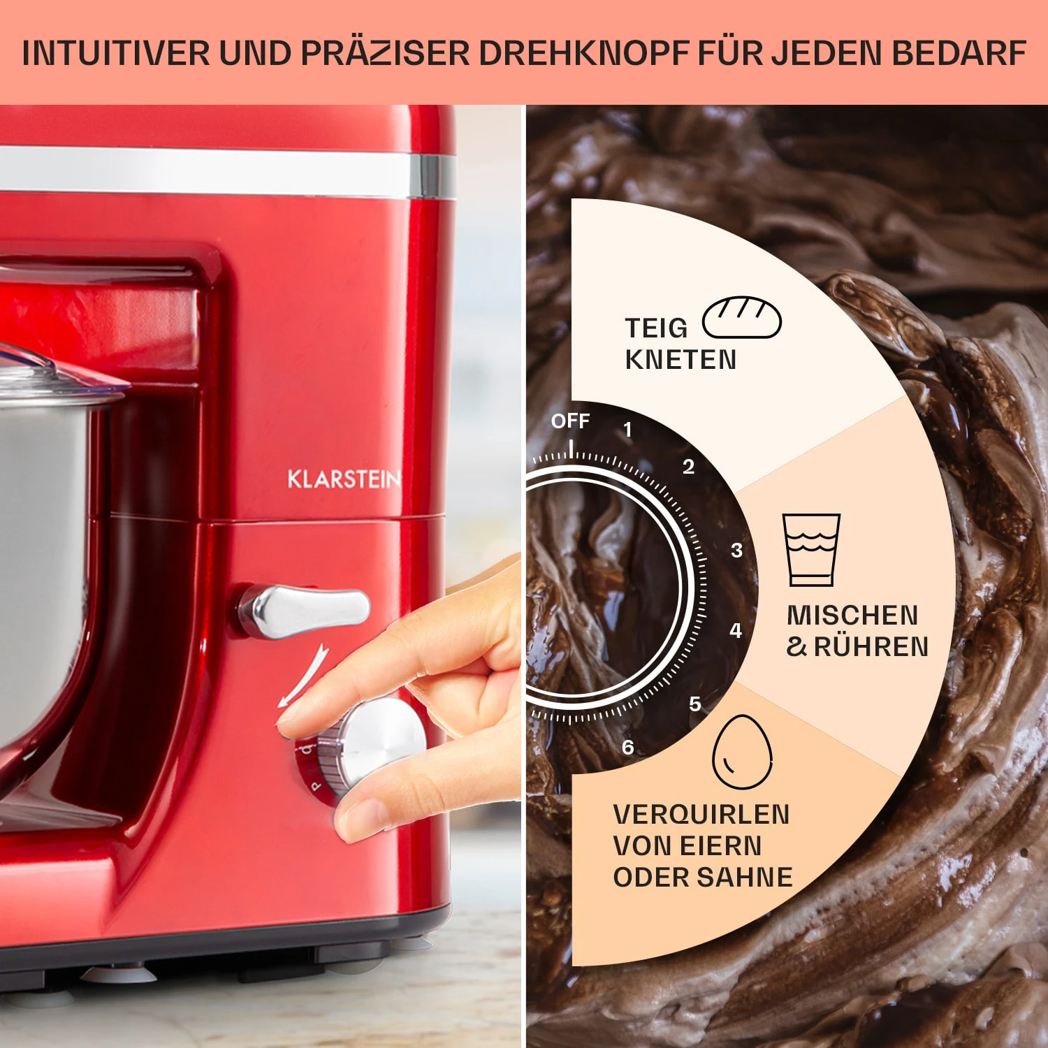 Bella Elegance Küchenmaschine 2000 W 2,7 PS 5,2 Ltr Edelstahl BPA-frei - Image 4