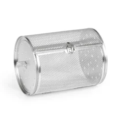 AeroVital Cube Chef Heißluftfritteuse Drehkorb Zubehör Edelstahl
