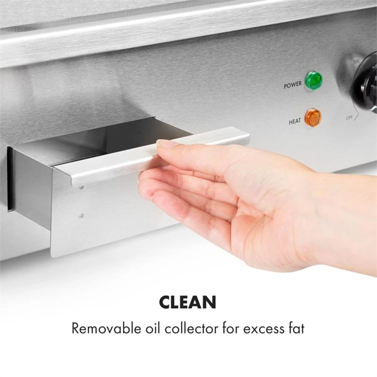 Grillmeile 3000GR Elektrogrill 3000W 54,5x35cm Glatt/geriffelt - Image 7