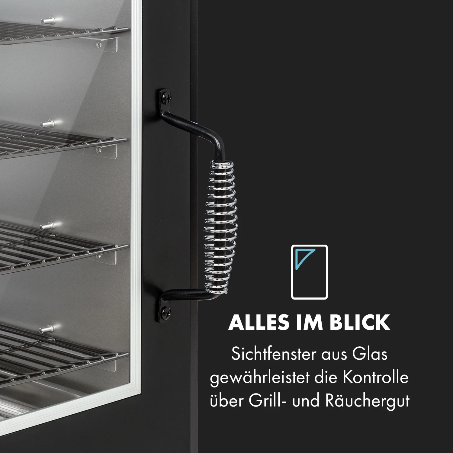 Pasadena Gas-Räuchergrill 2,5 KW Heizleistung 180 °C / 350 °F Max. - Image 3