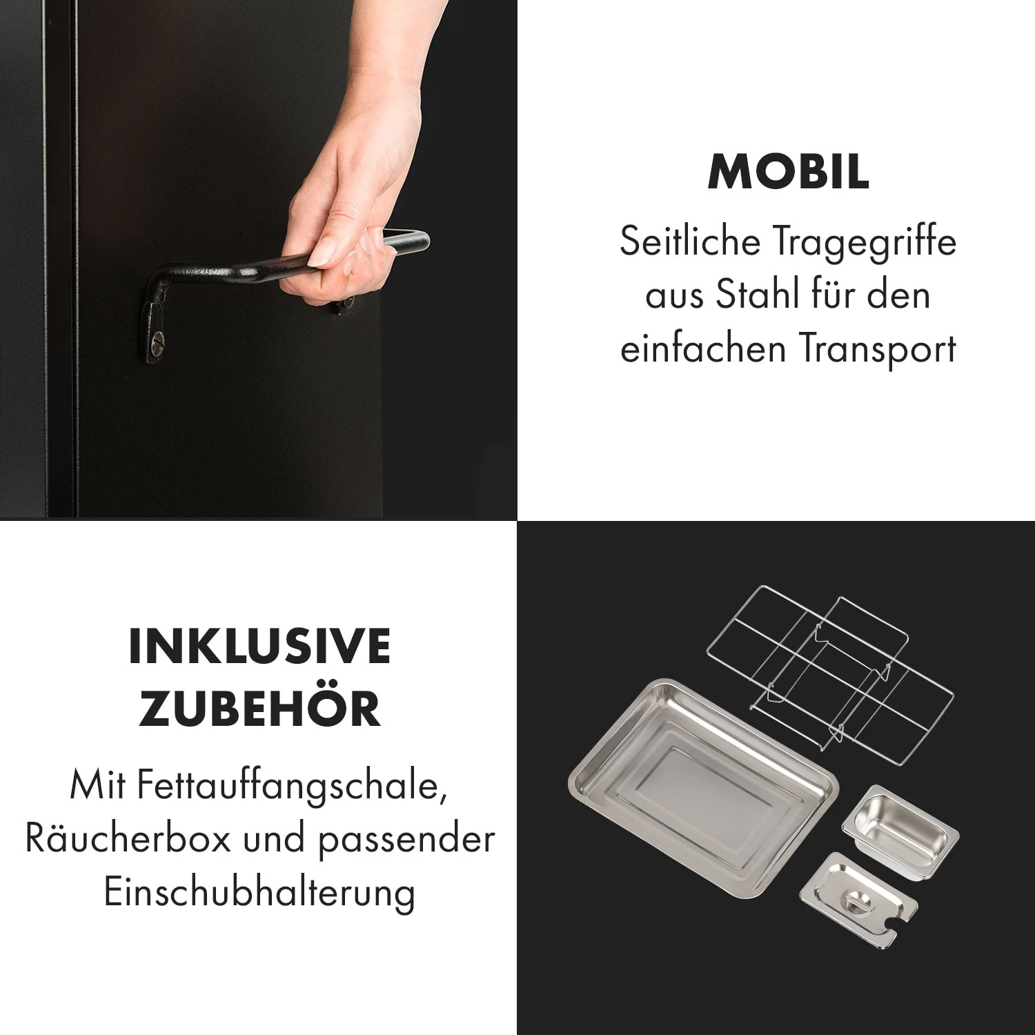 Pasadena Gas-Räuchergrill 2,5 KW Heizleistung 180 °C / 350 °F Max. - Image 9