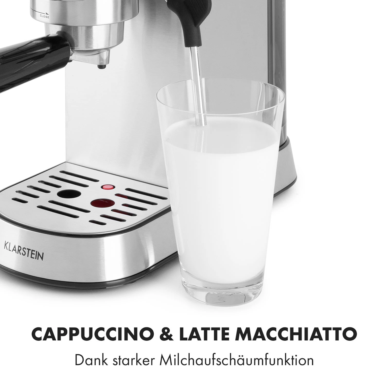 Futura Espressomaker 20 Bar 1450 Watt 20 Bar Wassertank: 1,25 Liter Rostfreier Edelstahl - Image 7