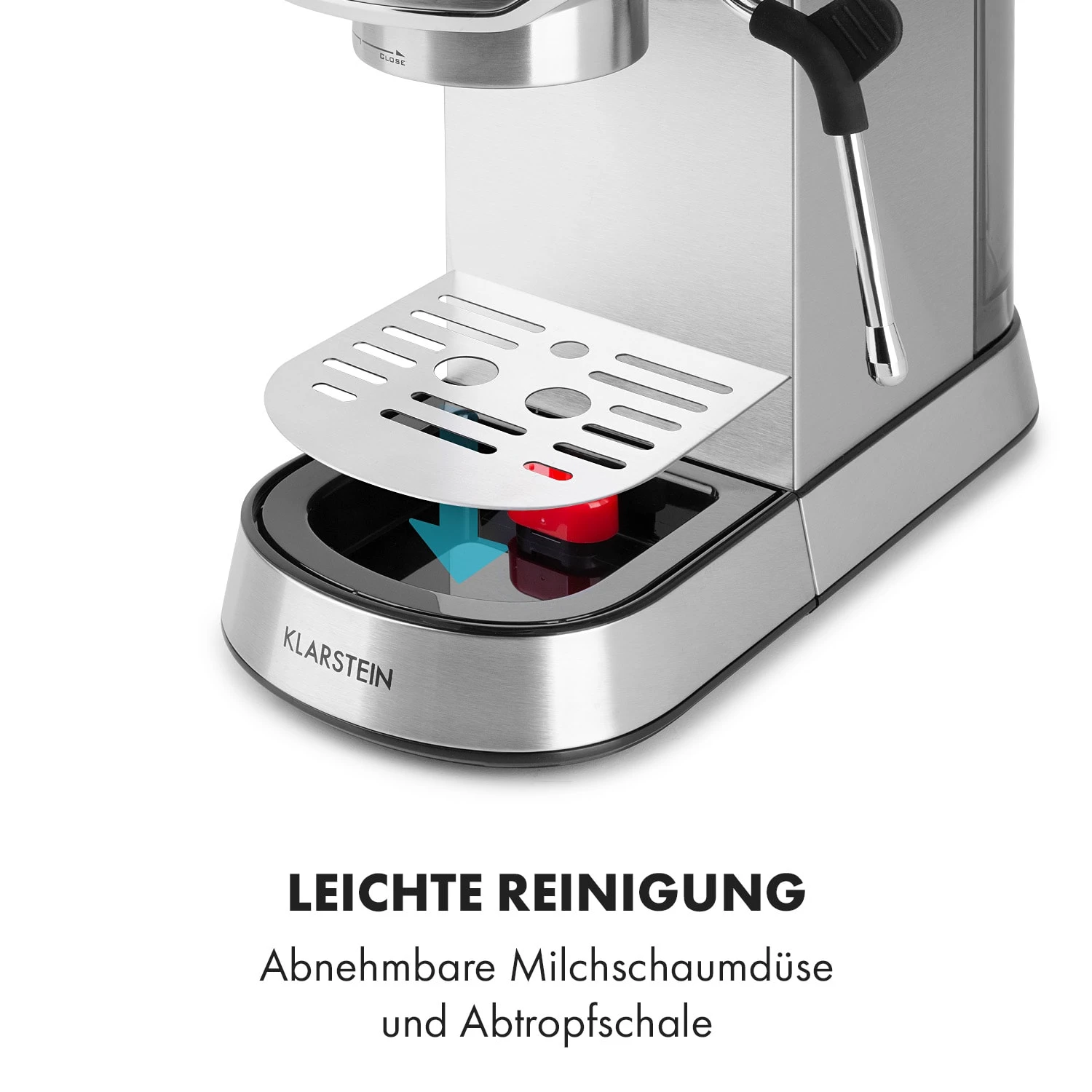 Futura Espressomaker 20 Bar 1450 Watt 20 Bar Wassertank: 1,25 Liter Rostfreier Edelstahl - Image 9