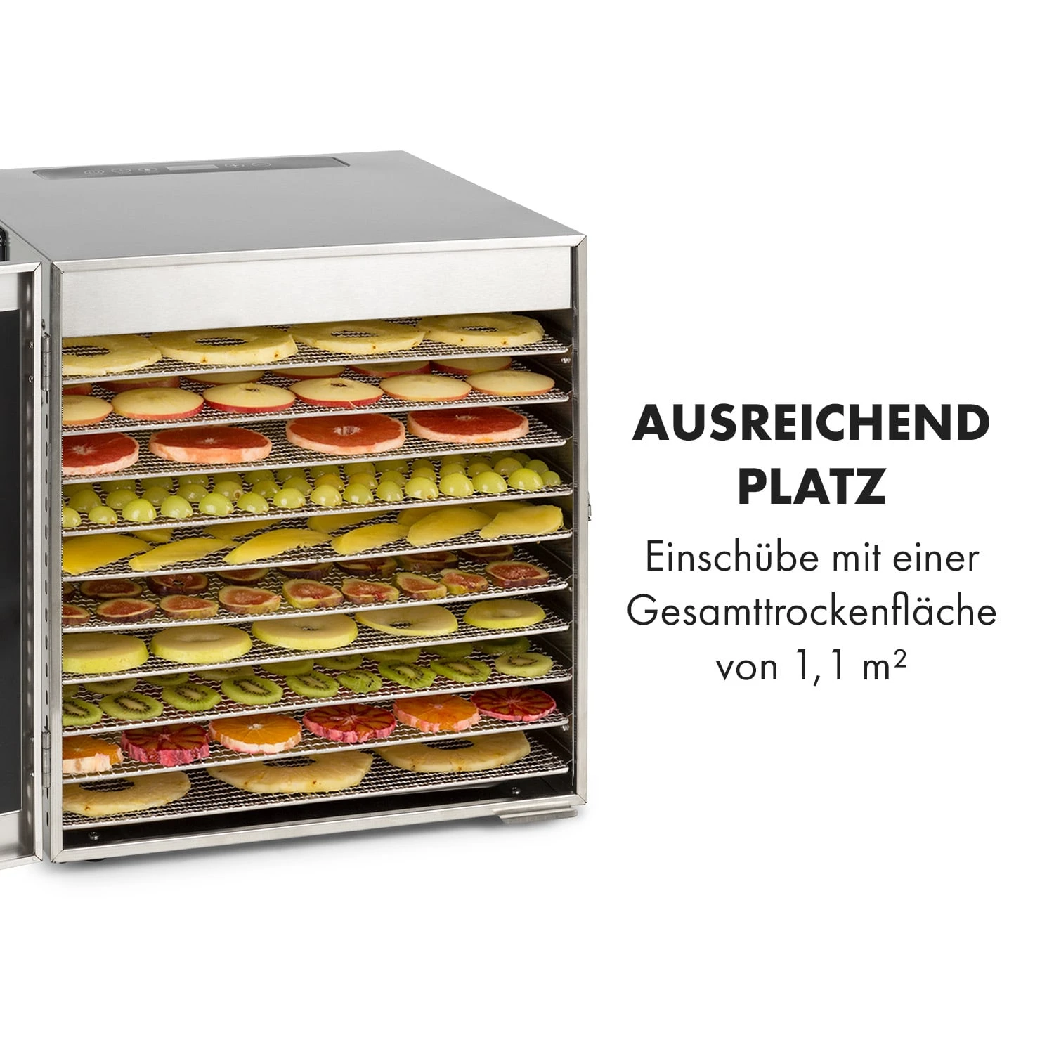 Captain Jerky 110 Dörrautomat 1000W 30-90 °C 24h-Timer Edelstahl - Image 4