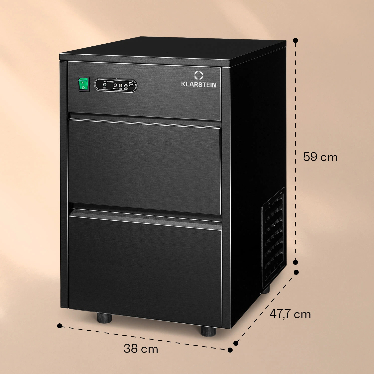 Powericer XL Eiswürfelmaschine 20 Kg/Tag 145 Watt - Image 7