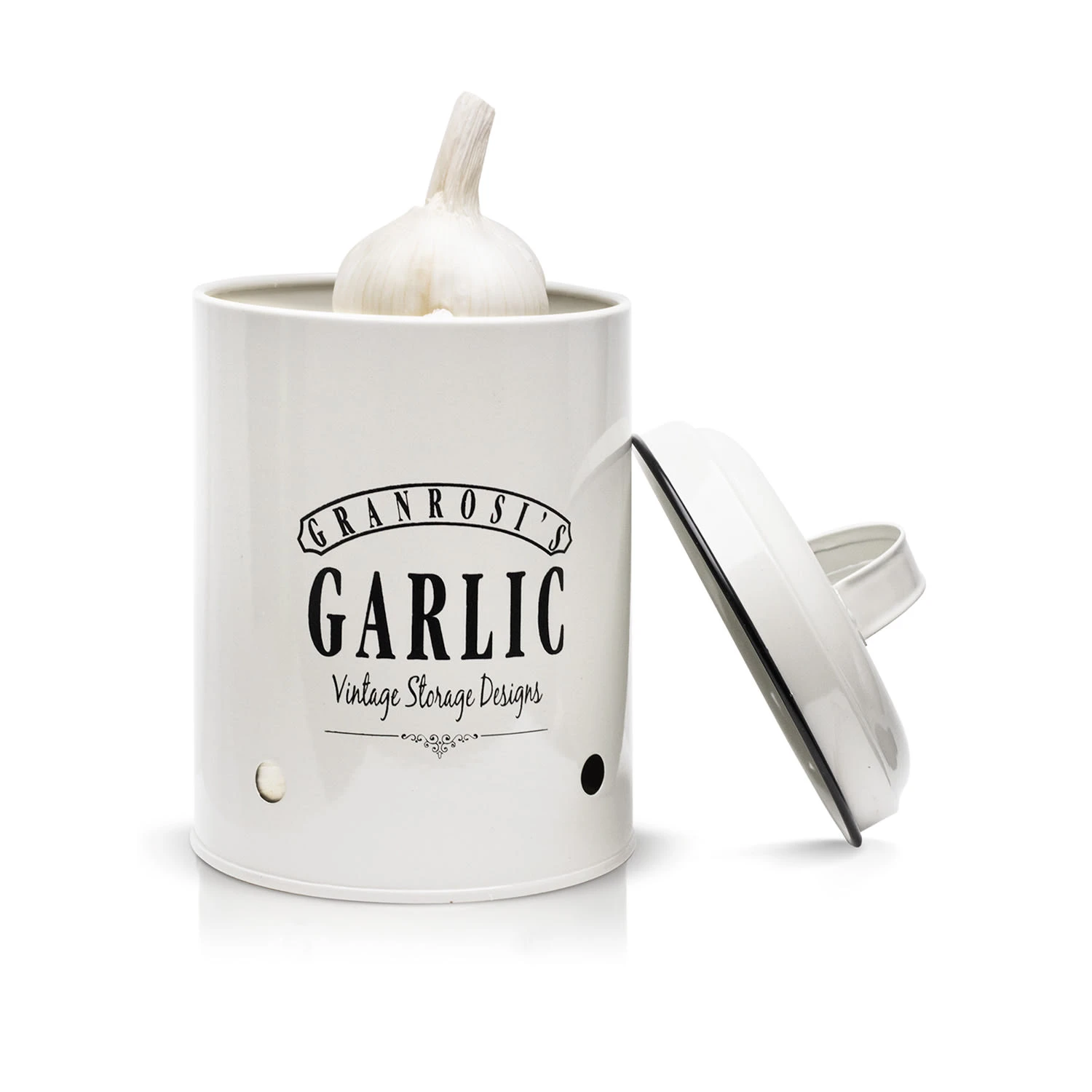 Montana Knoblauchtopf Emaille-Stahlblech 12 X 18 Cm (ØxH) Rostfrei - Image 3