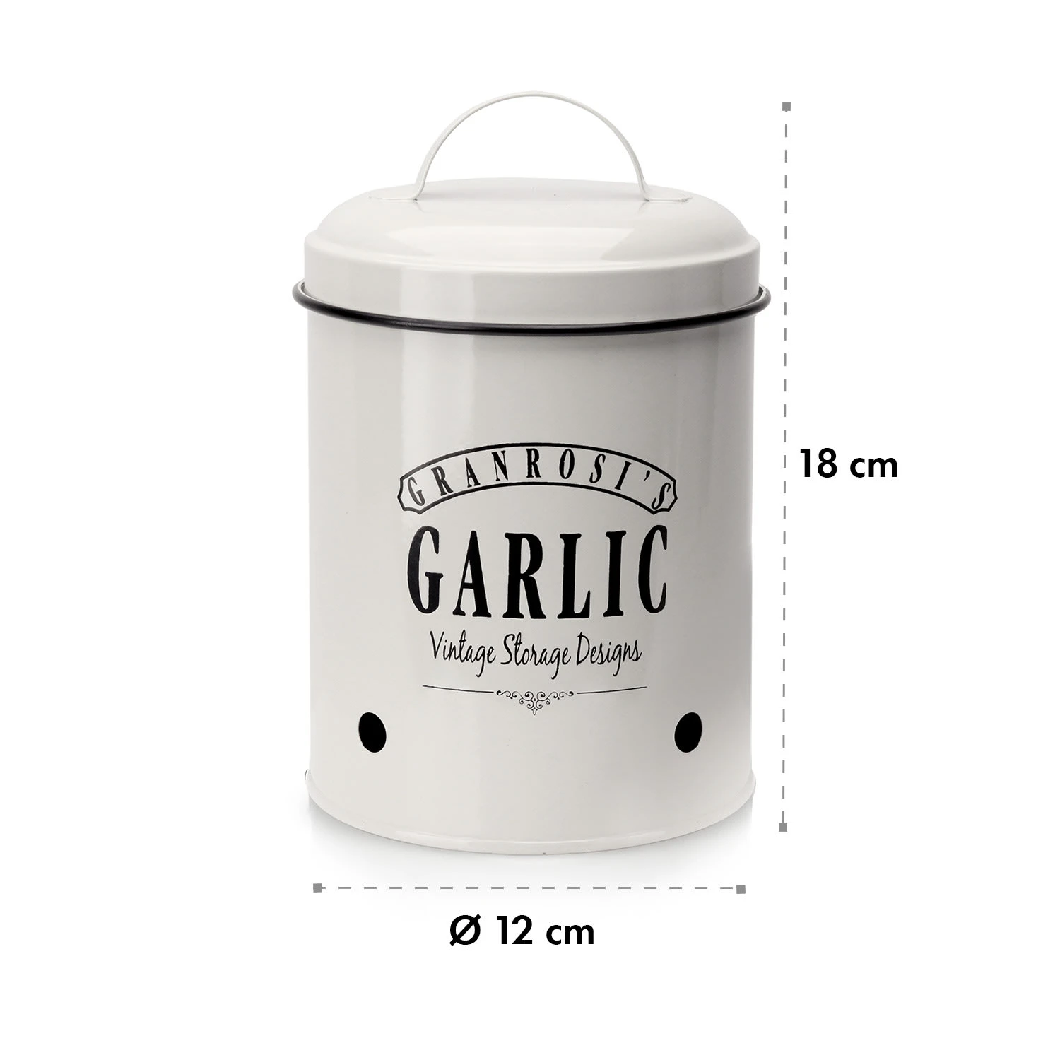 Montana Knoblauchtopf Emaille-Stahlblech 12 X 18 Cm (ØxH) Rostfrei - Image 6