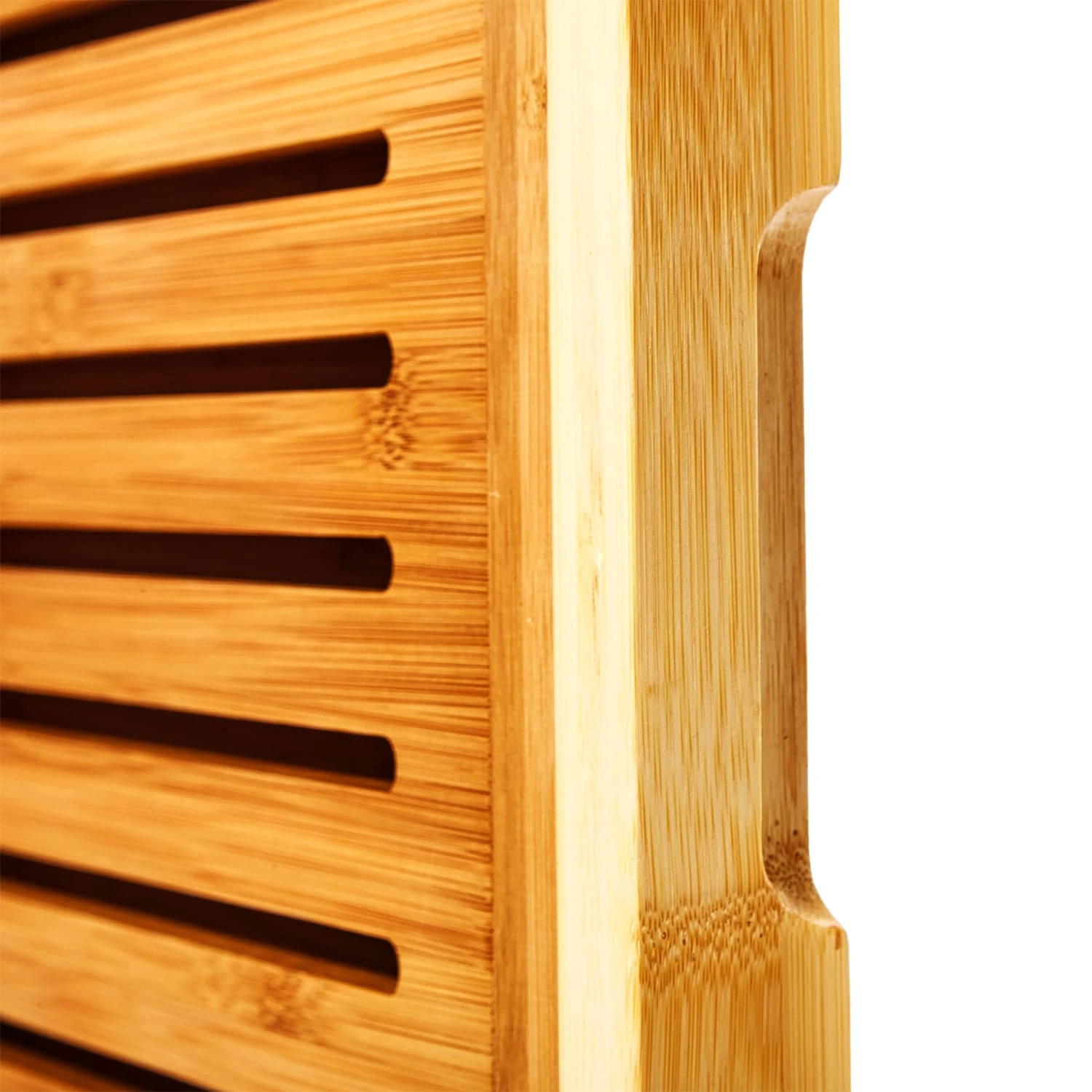 Brotschneidebrett Mit Krümelfach Bambus 38 X 3 X 25,5 Cm (BxHxT) Recycelbar - Image 6