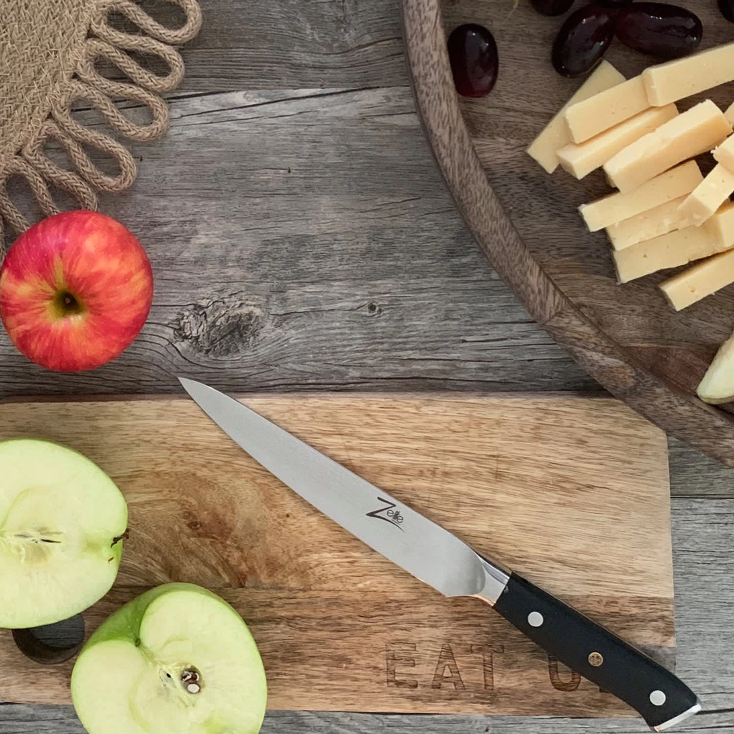 Alpha-Royal Japanese Serie 6" Allzweckmesser Damaszener-Stahl 67-lagig - Image 5