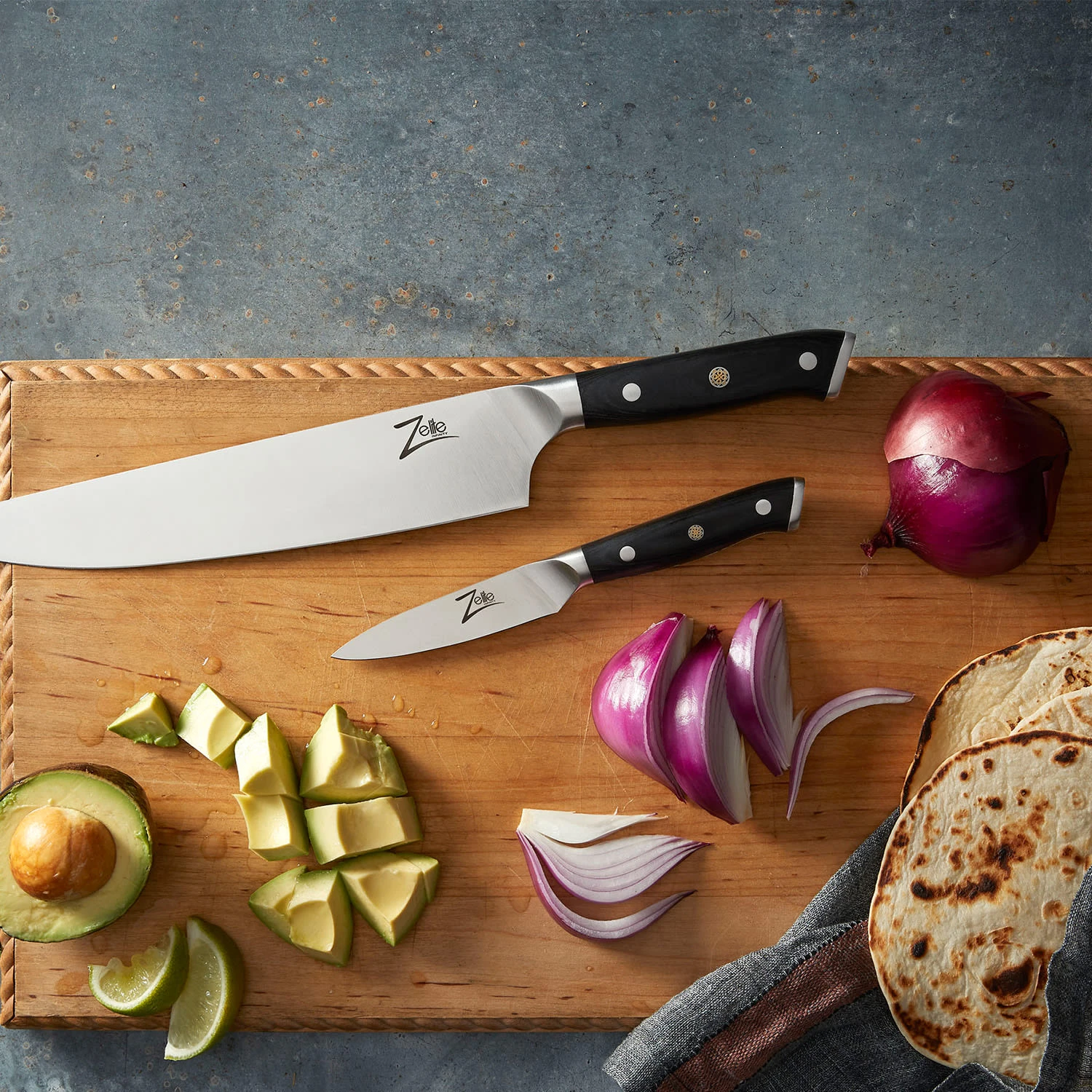 Alpha-Royal German 4" Schälmesser 56 HCR Damaszenerstahl - Image 3