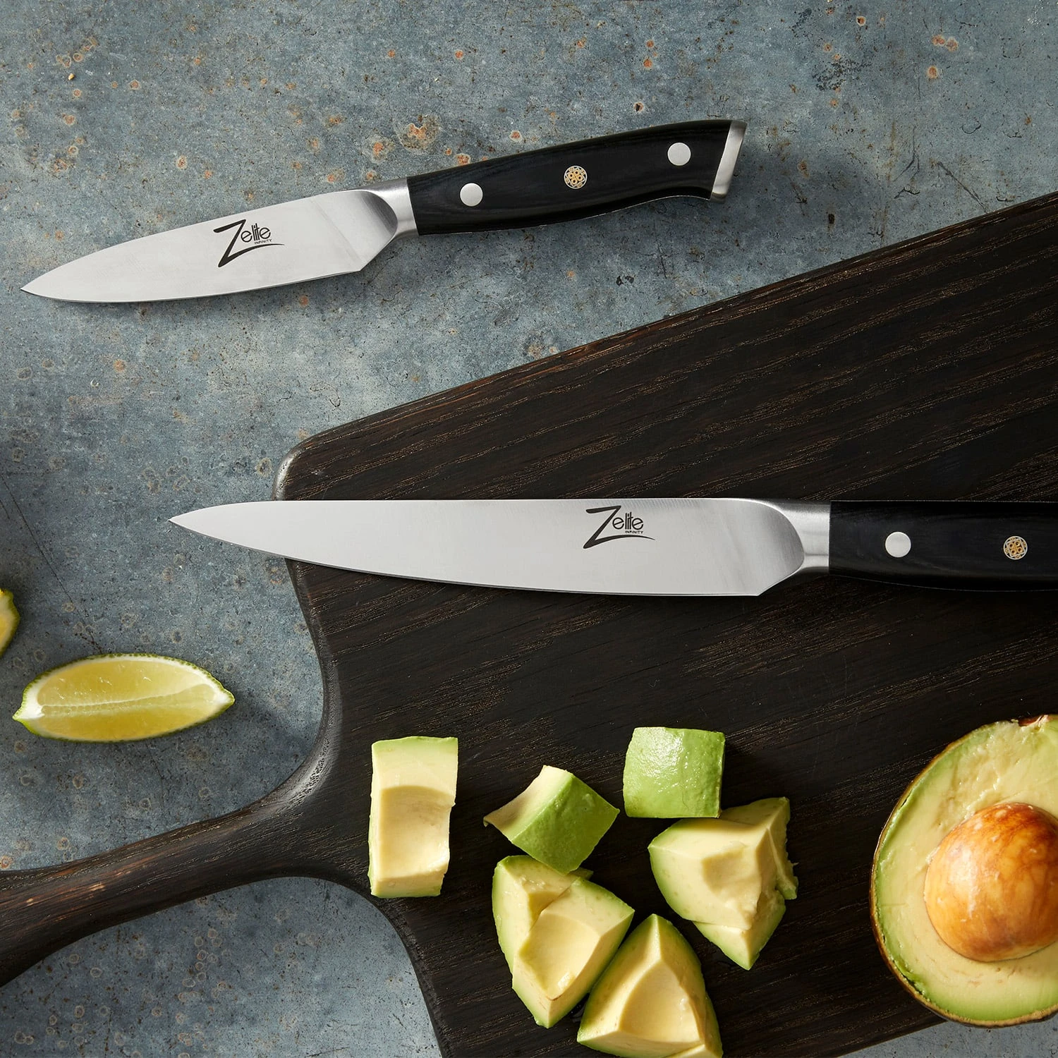 Alpha-Royal German 4" Schälmesser 56 HCR Damaszenerstahl - Image 4