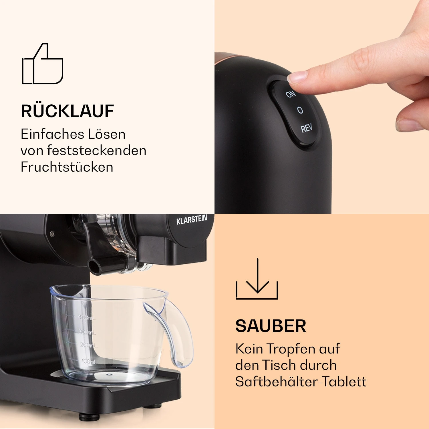 Bella Elegance Saftpresse 200 W 400 Ml BPA-frei - Image 6