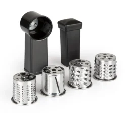 Mighty Mince Reibeaufsatz Kopf Mit Stopfer 4 Reiben Kunststoff Aluminium