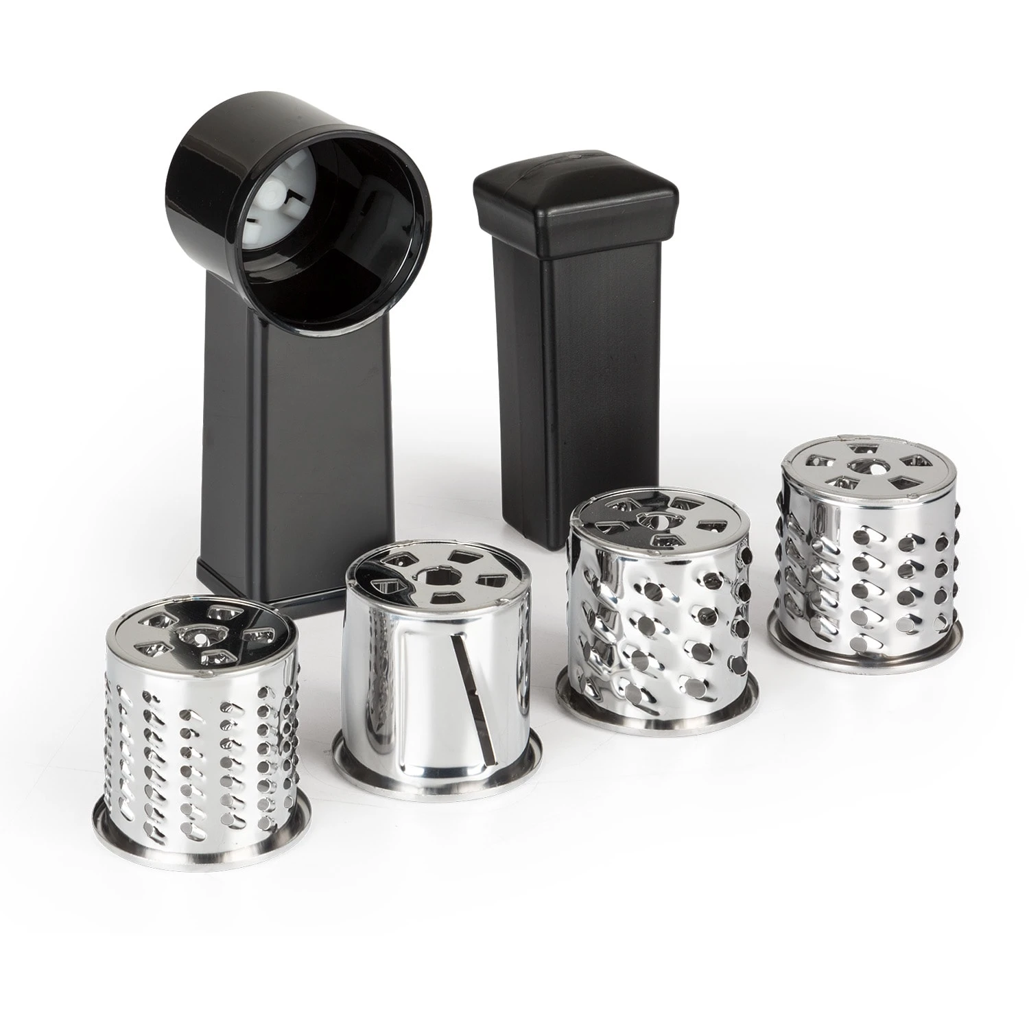 Mighty Mince Reibeaufsatz Kopf Mit Stopfer 4 Reiben Kunststoff Aluminium