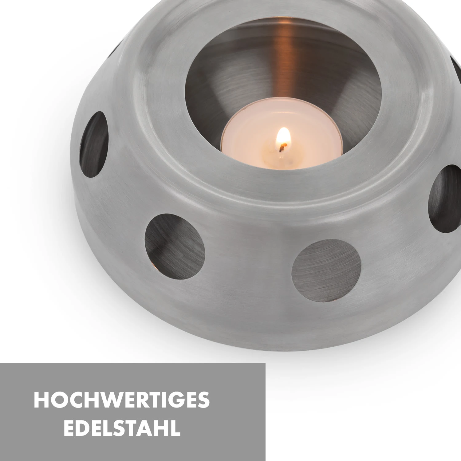 Sencha Design-Teekanne Mit Hibiscus Edelstahl-Stövchen 1,3 L Siebeinsatz - Image 3