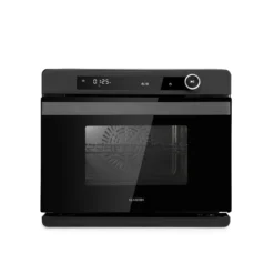 VaporChef Dampfbackofen 230 °C 24 L Drehregler EEK A Schwarz