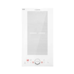 Delicatessa Slim Domino Induktionskochfeld 3500W Timer Weiß