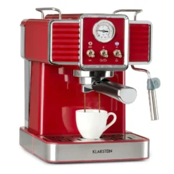 Gusto Classico Espressomaker 1350 Watt 20 Bar Druck Wassertank: 1,5 Liter Rot