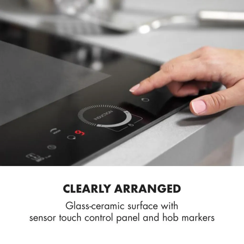 Delicatessa Slim Domino Induktionskochfeld 3500W Timer Schwarz - Image 5