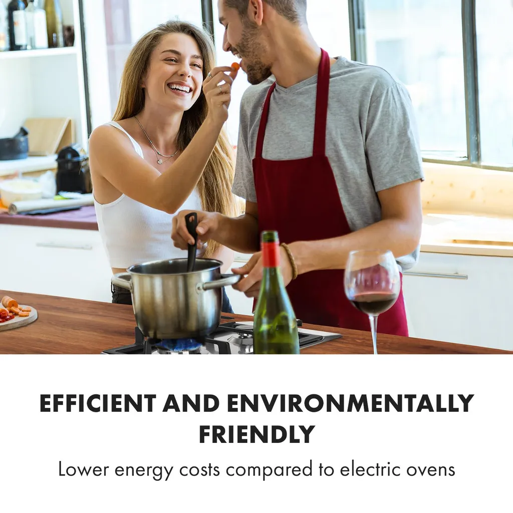 Klarstein Ignito Domino Gaskochfeld , 2-flammig , Autark , 30 Cm , Einbau , Sabaf-Brenner , Erdgas/Propangas , Sicherheitsventile , Automatische Abschaltung , Topfträger Aus Gusseisen , Edelstahl , Silber - Image 2