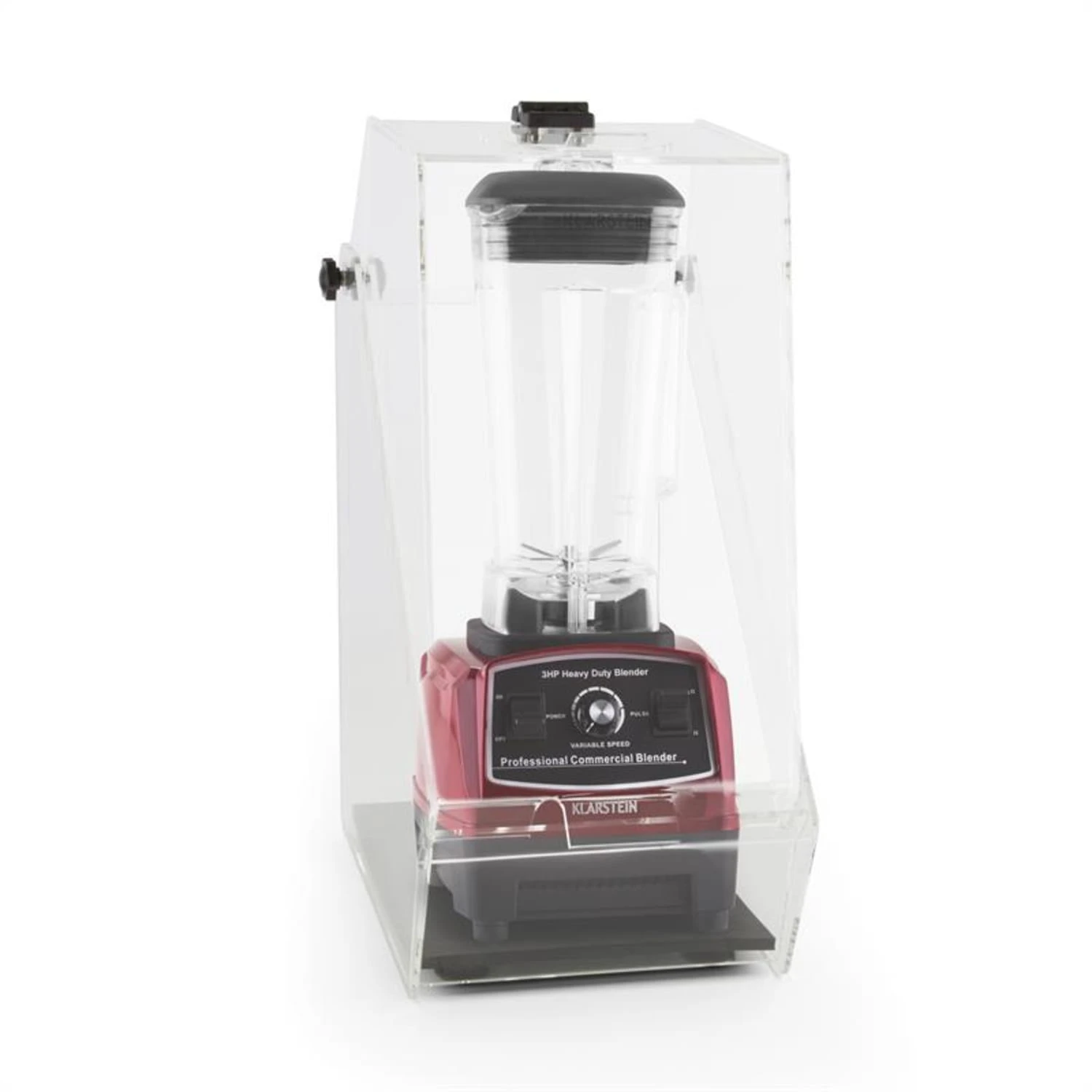 Herakles 2G Standmixer Rot Mit Cover 1200W 1,6 PS 2 Liter BPA-frei