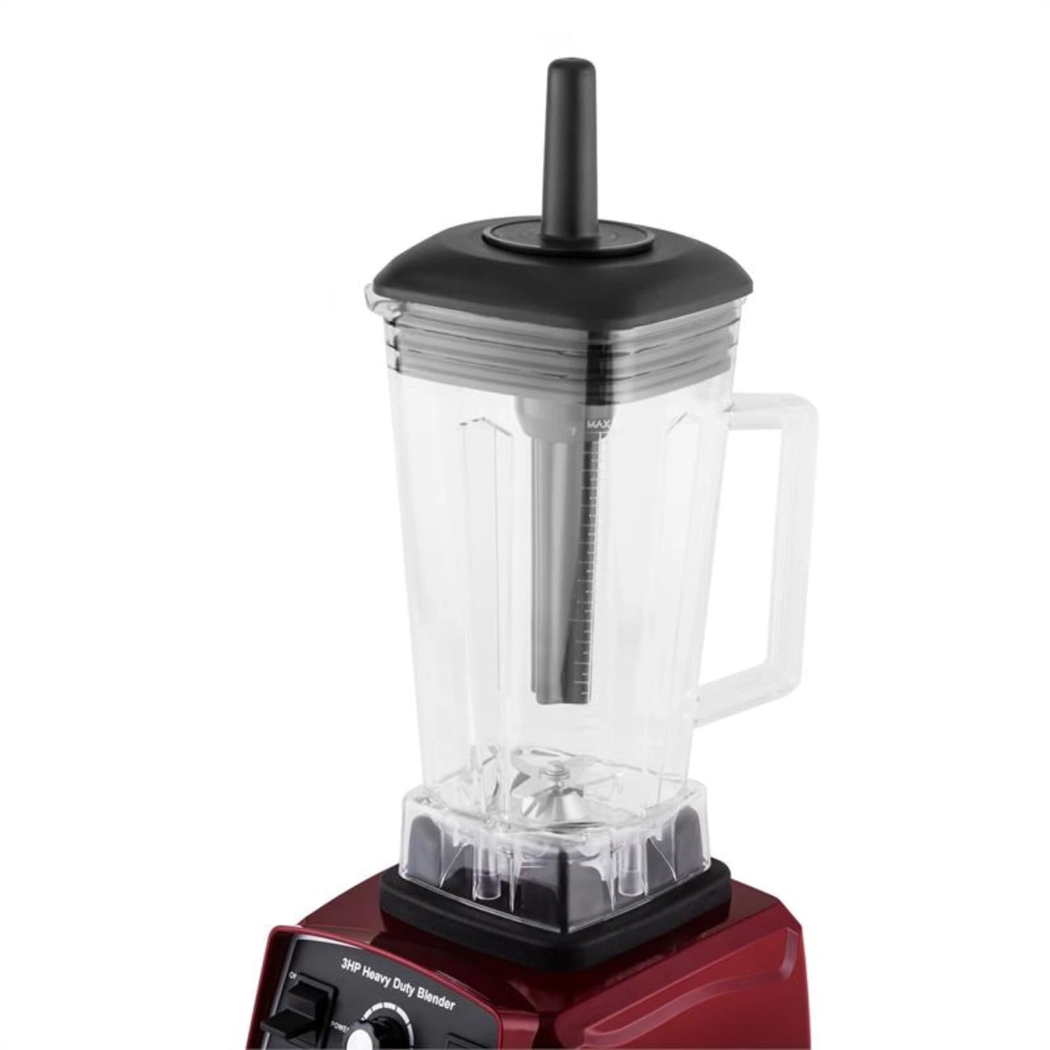 Herakles 2G Standmixer Rot Mit Cover 1200W 1,6 PS 2 Liter BPA-frei - Image 4