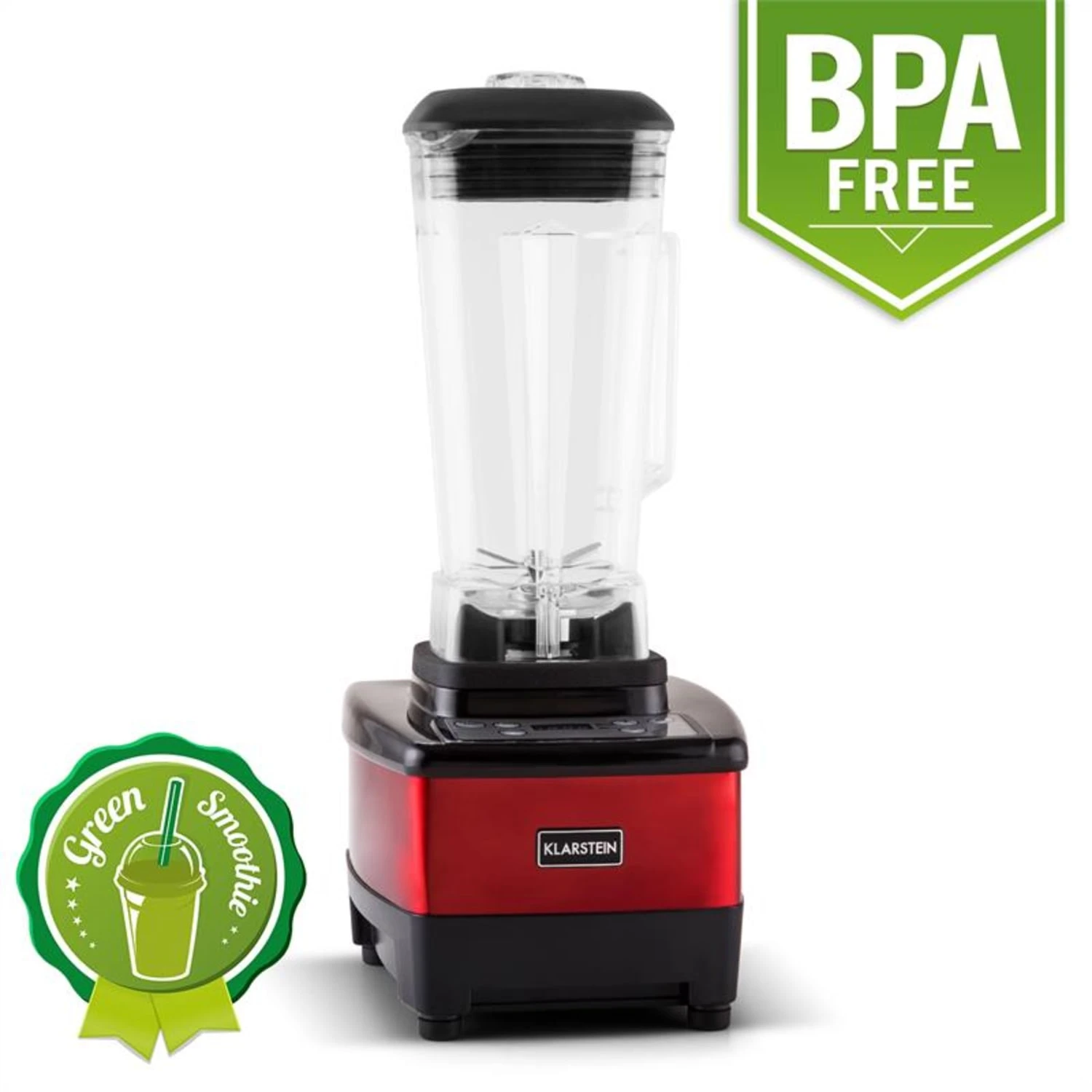 Herakles 4G Standmixer Rot Mit Cover 1500W 2,0 PS 2 Liter BPA-frei - Image 3