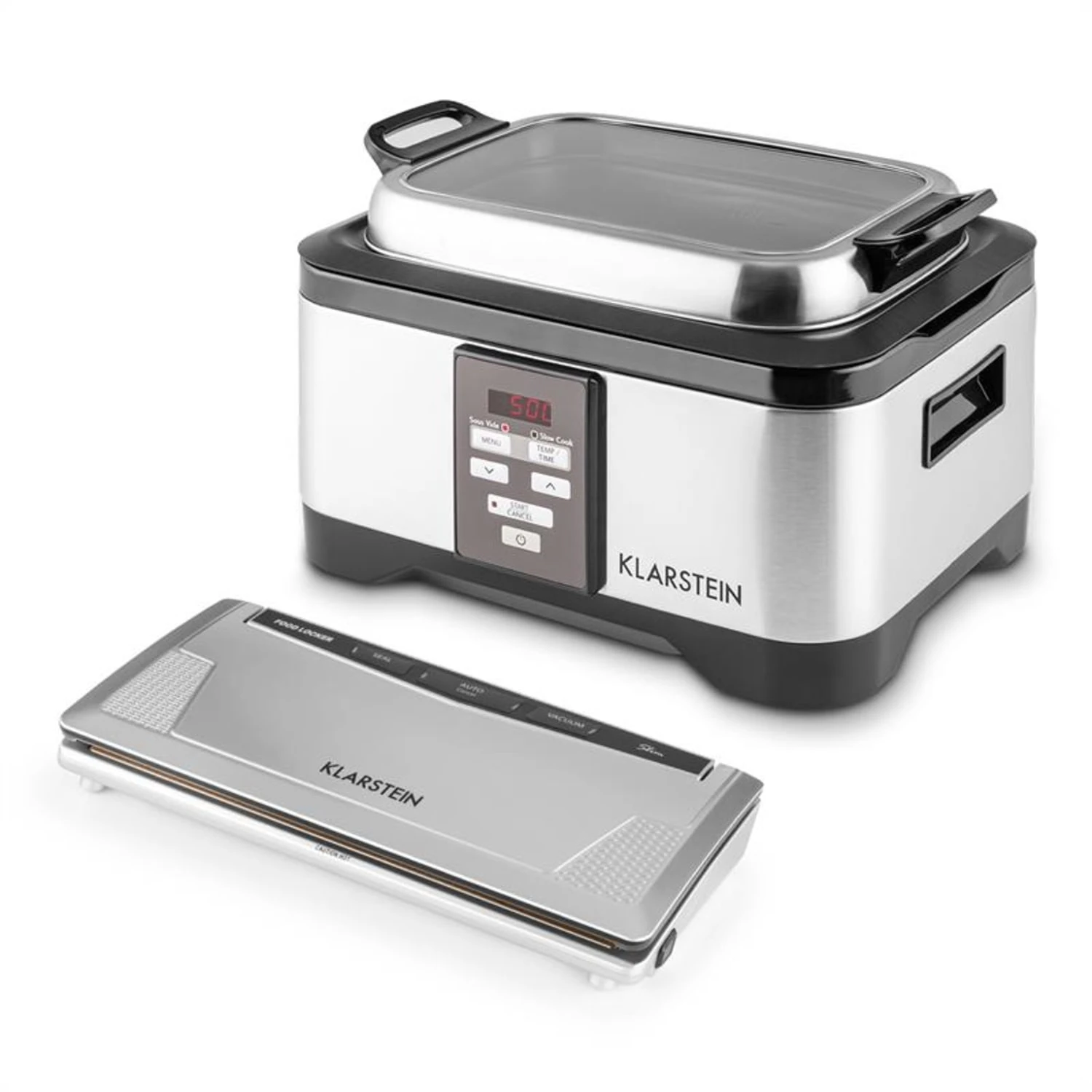 Tastemaker Sous Vide FoodLocker Set Vakumierer+Sous Vide Garer+Beutel