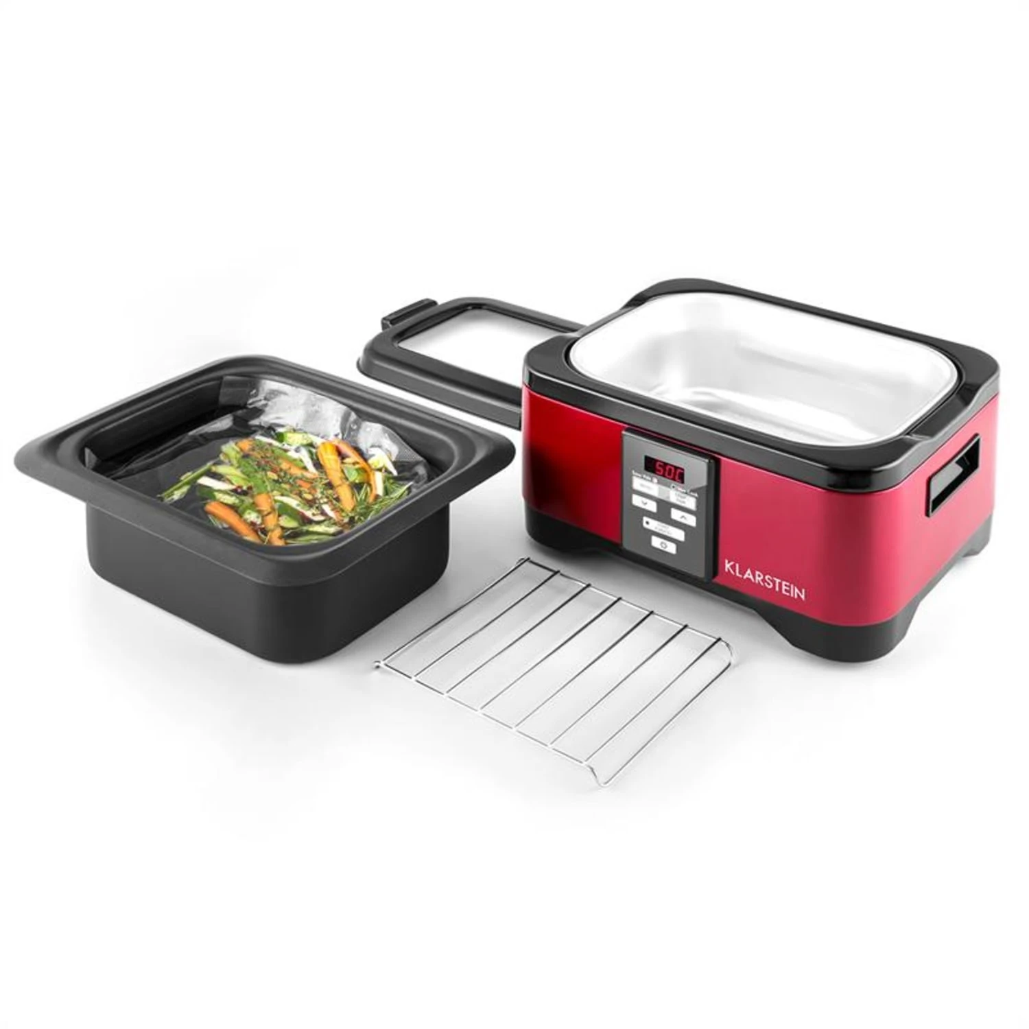 Tastemaker Sous Vide Garer Mit Foodlocker Slim Vakuumierer Und Vakuumierfolien-Rolle Komplett-Set - Image 3