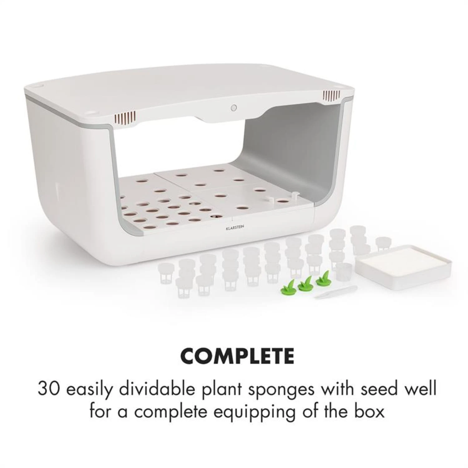 GrowIt Refill Kit Salad Pflanzschwamm 28 Pflanzkörbe Salad-Seeds Nährlösung - Image 3